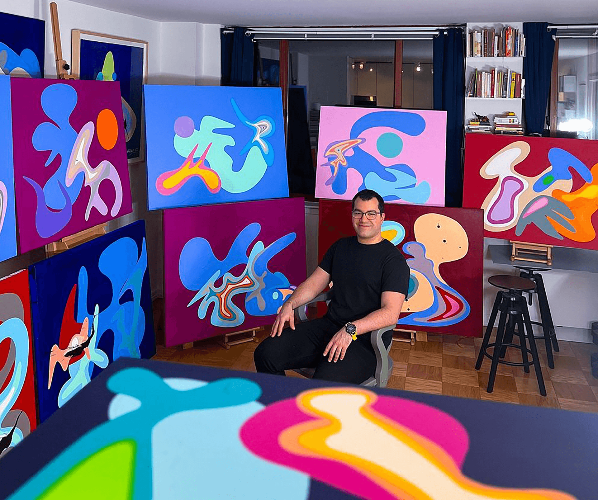 絵画 NEW YORK GALLERY Sunday in the Park- NYC original painting – HeatherNagyArt